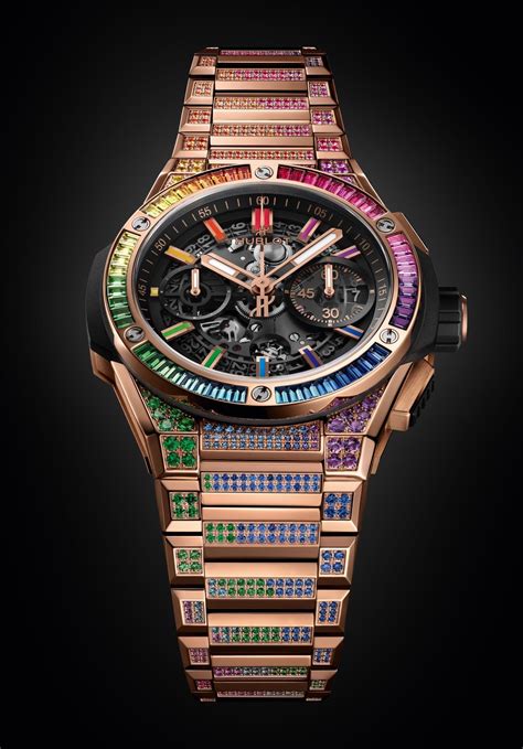 hublot big bang unico rainbow king gold|Big Bang Unico King Gold Rainbow 42 mm .